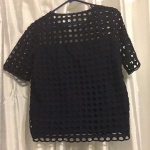 navy casual dress shirt